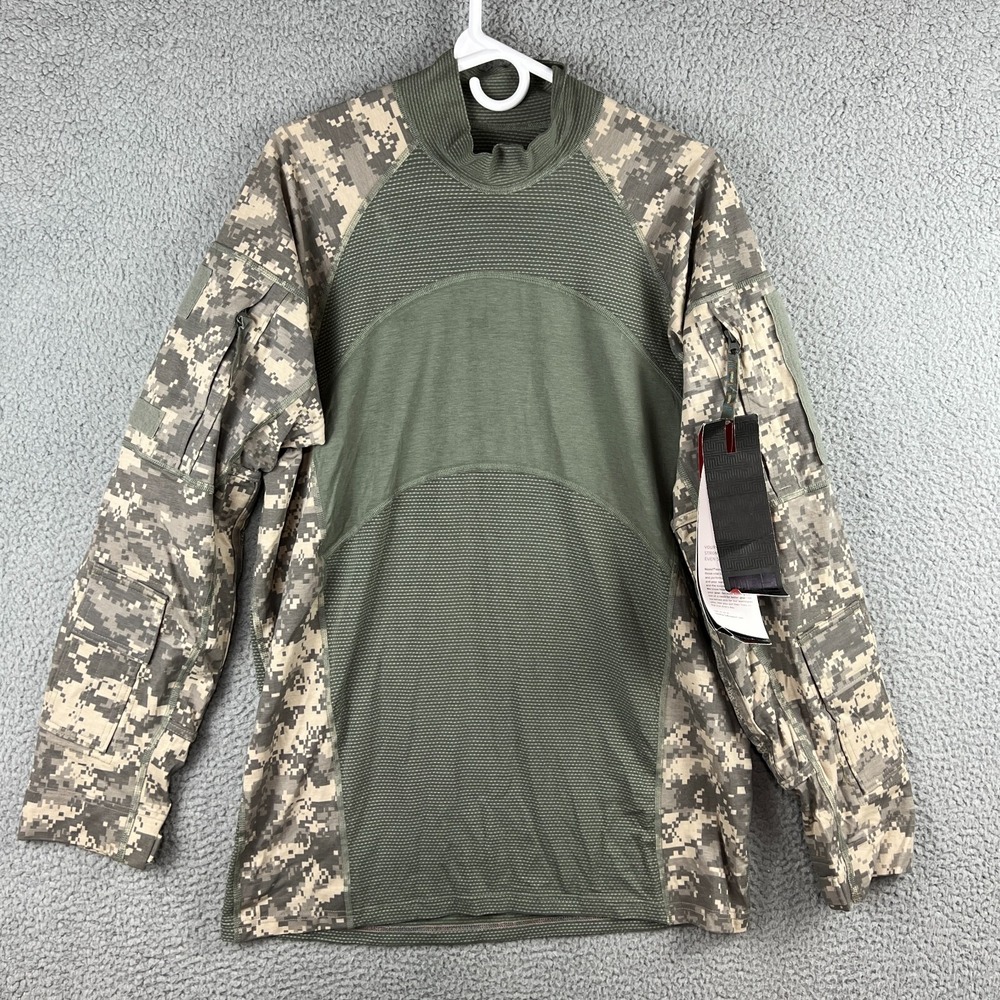 NWD - MASSIF‎ Army Combat Shirt Mens XL Flame Resistant Digital Camo Pockets